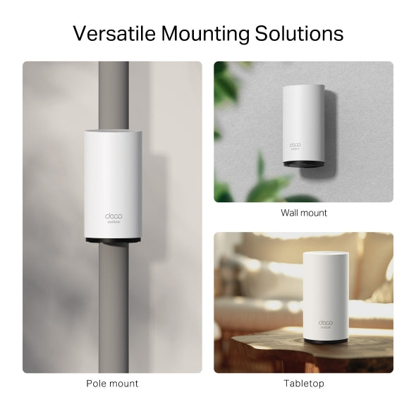 Deco BE25-Outdoor | Router Wi-Fi 7 Mesh BE3600 para Exteriores/Interiores