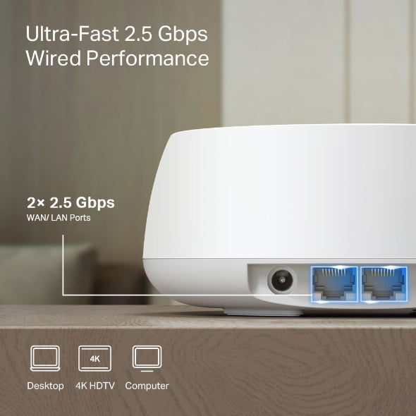 Deco BE3600 (Pack de 2) | Sistema Wi-Fi 7 Mesh BE3600