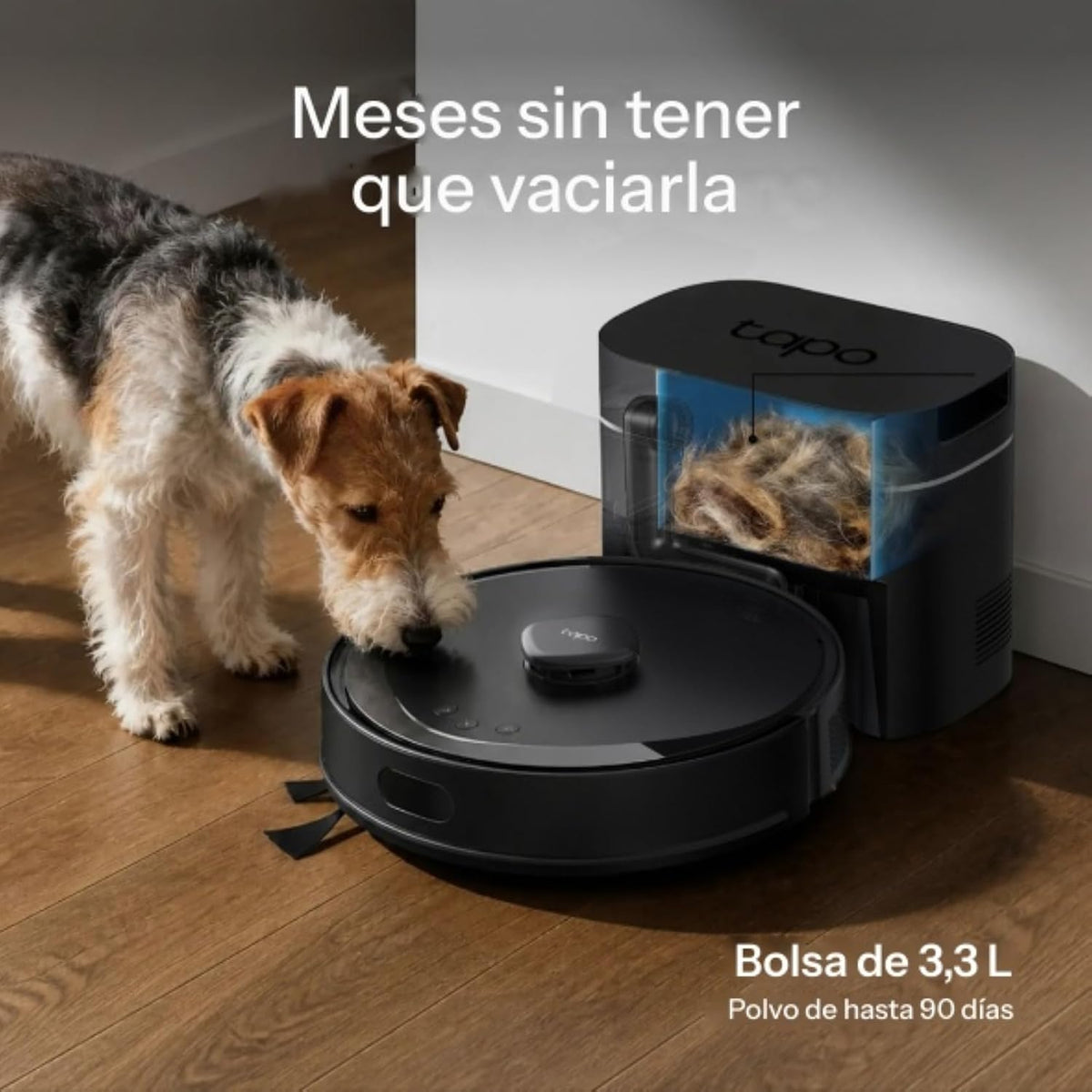 25.000 Pa Robot Aspirador y Friegasuelos con LiDAR y Base de Autovaciado | Tapo RV30 Max Turbo