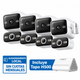 4K Doble Lente Exterior 360° con Hub IA | Tapo H500 + C575D (4-pack)