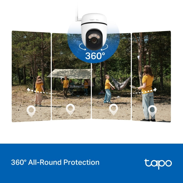2K 3MP 360° Cámara Solar con Tarjeta SIM | Tapo C615G KIT