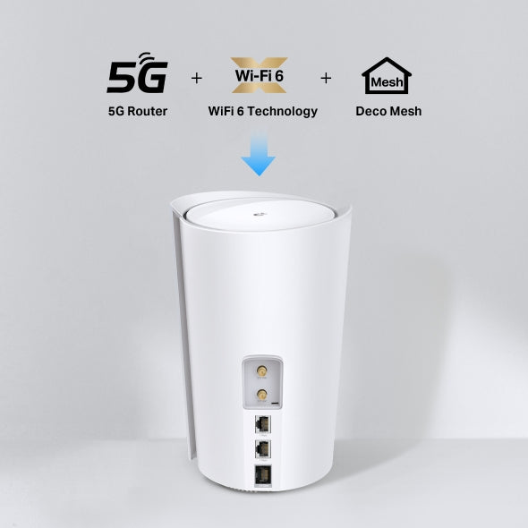 Deco X3000-5G(Pack de 1) | Sistema 5G Wi-Fi 6 Mesh AX3000