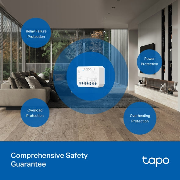 Tapo S110E | Módulo Interruptor Inteligente 1 Canal Control De Garaje Control De Consumo
