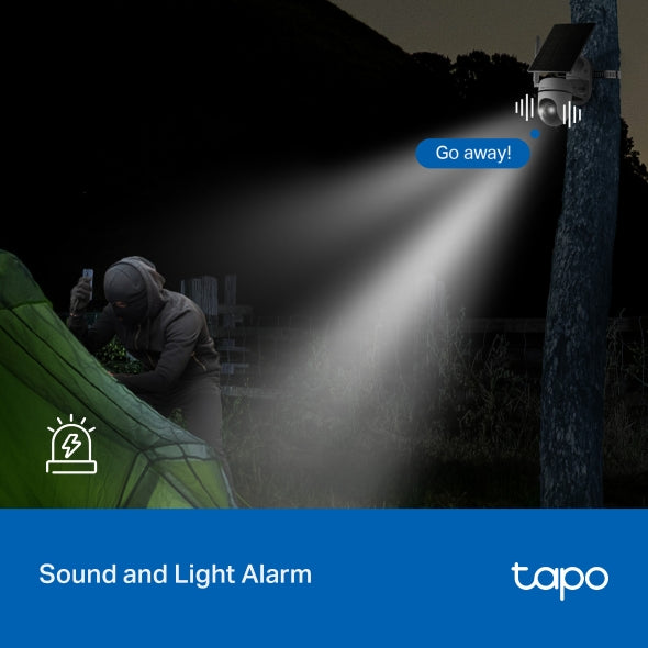 2K 3MP 360° Cámara Solar con Tarjeta SIM | Tapo C615G KIT