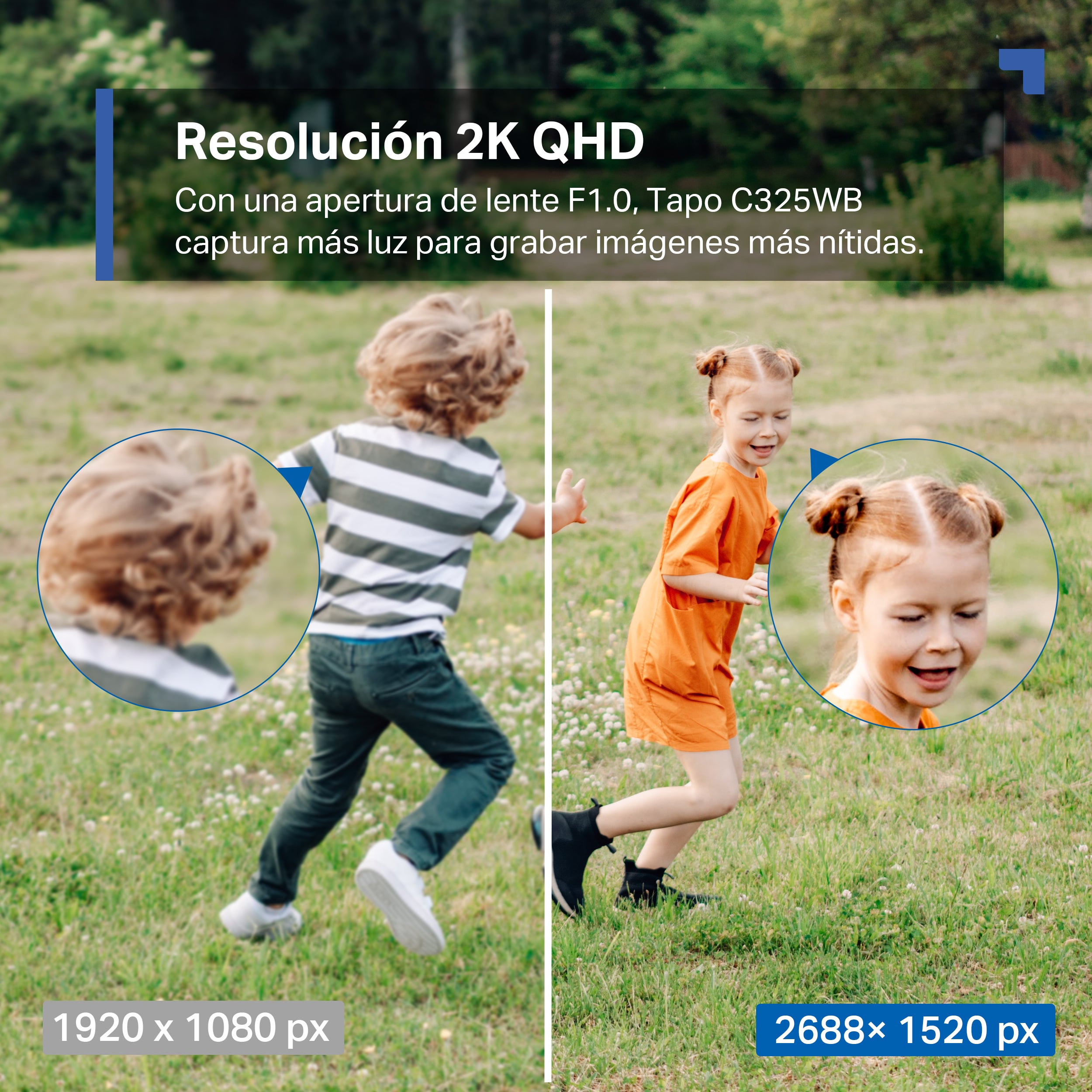 TAPO C325WB - Cámara de Vigilancia Wi-Fi para Exterior, 2K QHD, Visión Nocturna ColorPro