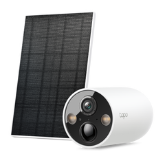 Tapo C425 Kit - Cámara de Vigilancia Wi-Fi con Batería y Panel Solar, Detección Inteligente, 2K QHD