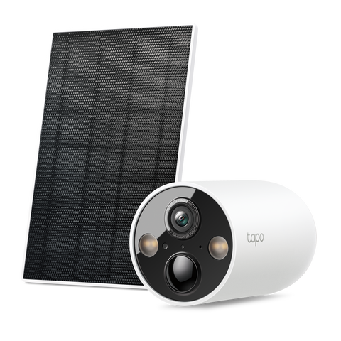 Tapo C425 Kit - Cámara de Vigilancia Wi-Fi con Batería y Panel Solar, Detección Inteligente, 2K QHD