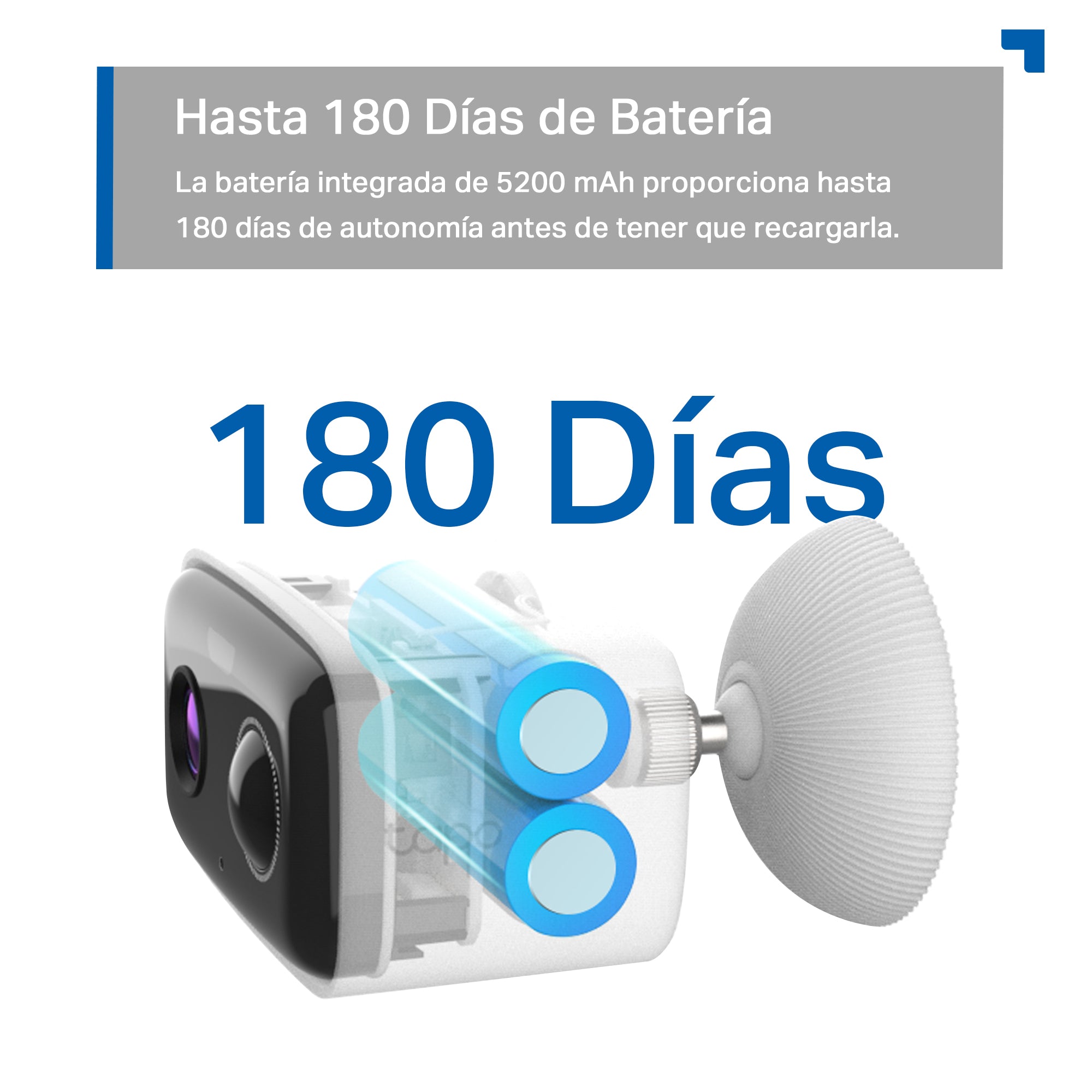 Tapo C400 - Cámara de Vigilancia para Exterior 1080p con Batería Recargable y Detección IA