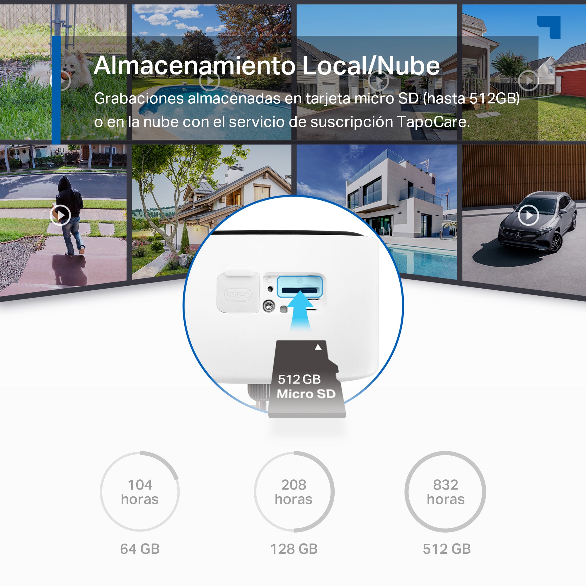 Tapo C400 - Cámara de Vigilancia para Exterior 1080p con Batería Recargable y Detección IA
