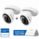 Cámara 4K 8MP Exterior IA 360° Wi-Fi 6 | Tapo H500 + C560WS (2-pack)