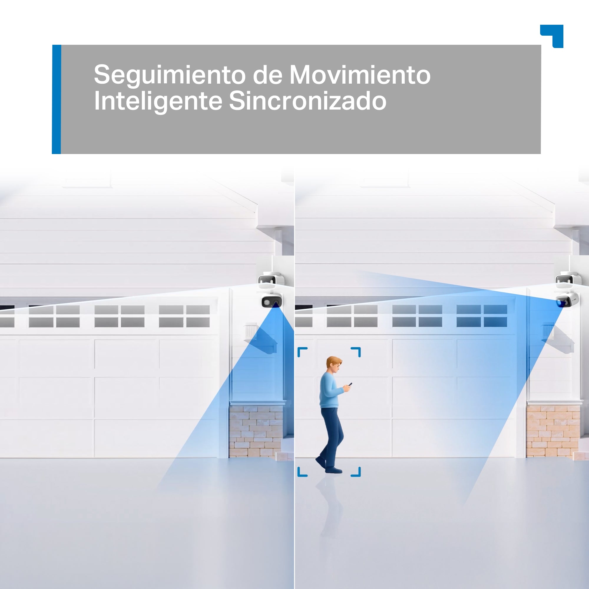 Tapo C246D - Cámara de Vigilancia Wi-Fi Doble Lente 2K QHD para Exterior/Interior, 360º, Detección IA y Resistencia IP65