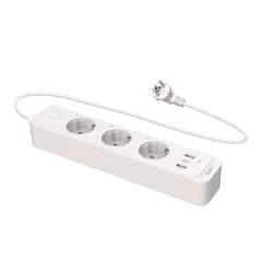 Tapo P300 - Regleta Inteligente de 3 Enchufes con USB de Carga Rápida