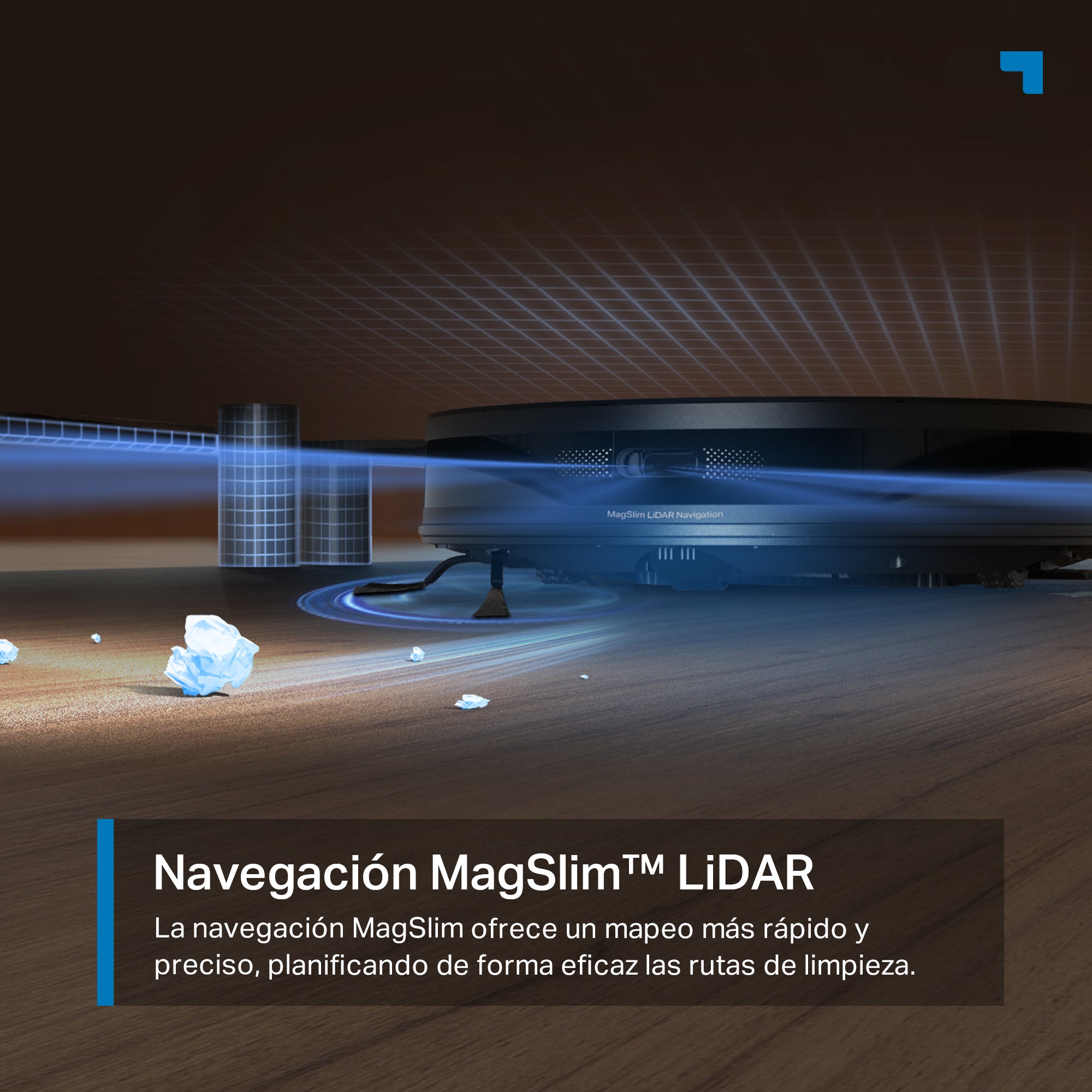 Tapo RV20 Max Plus - Robot Aspirador y Friegasuelos MagSlim™ con 5300Pa de Succión y Base de Autovaciado Inteligente