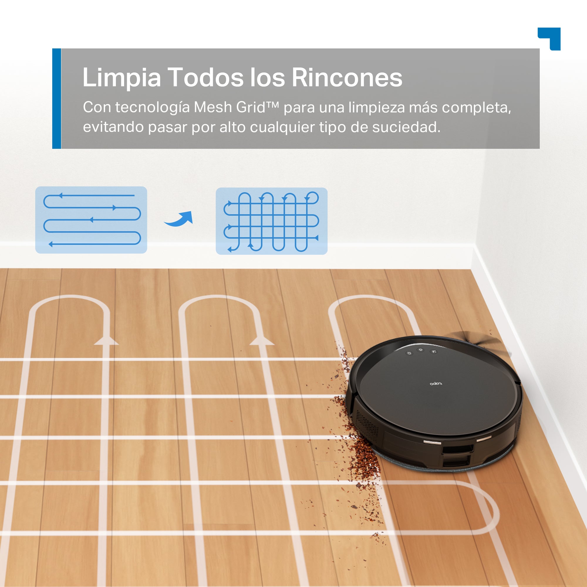 Tapo RV20 Max Plus - Robot Aspirador y Friegasuelos MagSlim™ con 5300Pa de Succión y Base de Autovaciado Inteligente