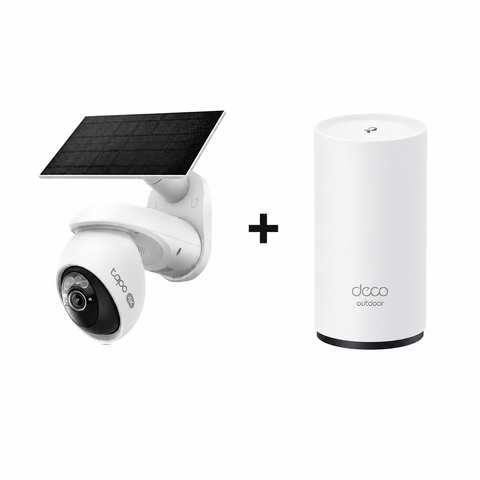 Tapo C660 Kit 4K 8MP + Deco X50-Outdoor  Wi-Fi 6 Mesh AX3000 para Exteriores - Bundle