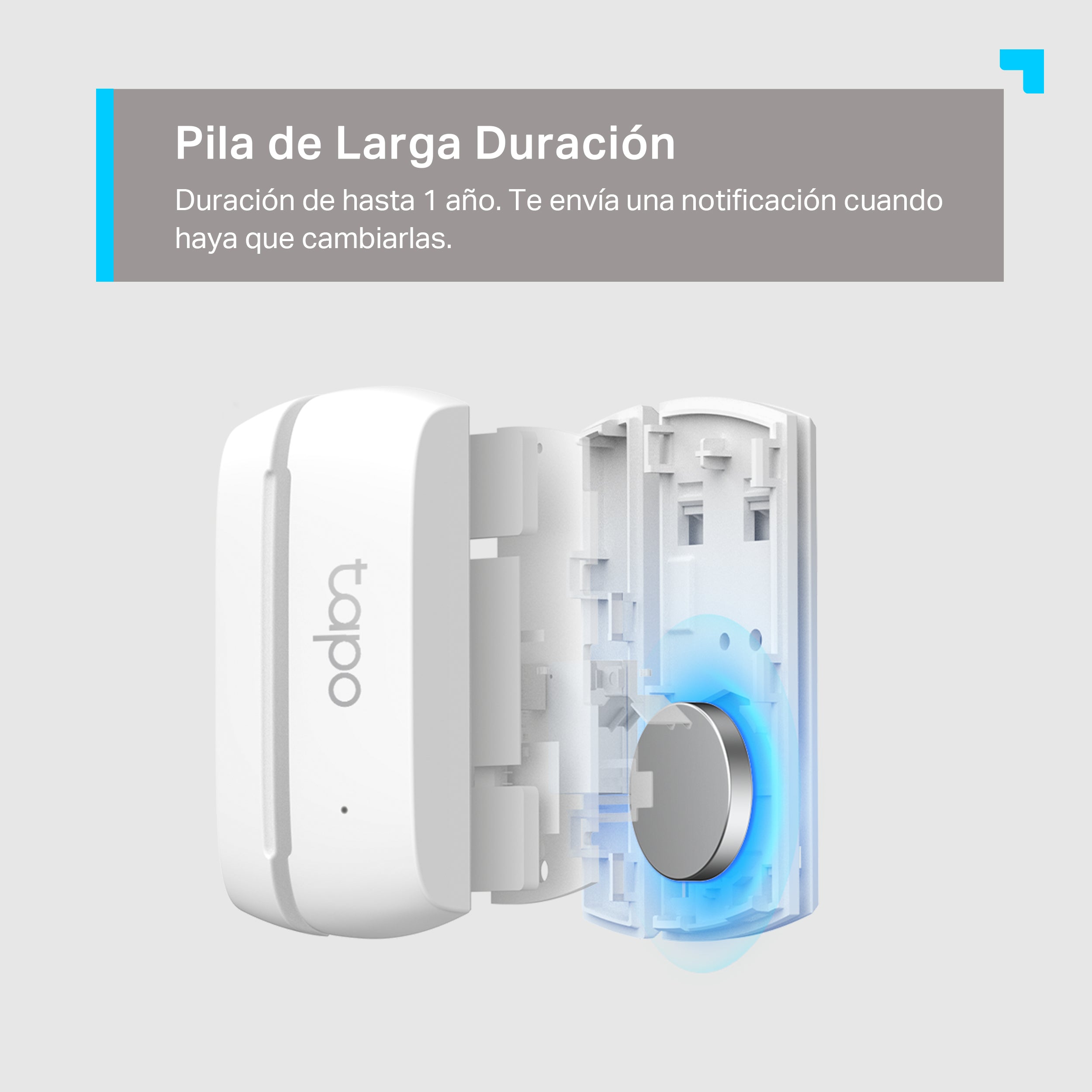 Tapo T110 - Sensor de Contacto Inteligente, Notificaciones, Fácil Instalación, Acciones Inteligentes