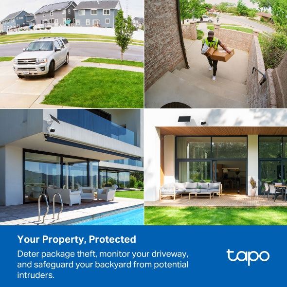1080p Solar con IA Exterior IP65 | Tapo C400 KIT