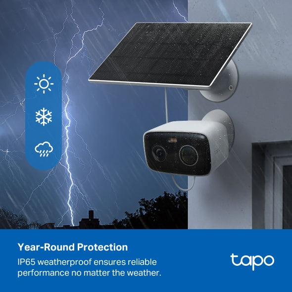 1080p Solar con IA Exterior IP65 | Tapo C400 KIT