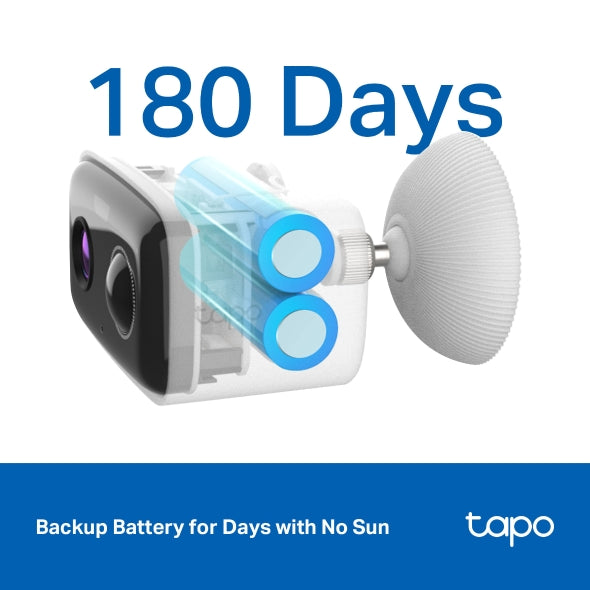 1080p Solar con IA Exterior IP65 | Tapo C400 KIT