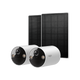 Tapo C410 KIT (2 Pack) - Cámaras de Seguridad Wi-Fi con Panel Solar y Batería