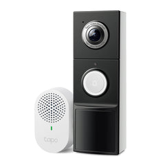 Tapo D235 - Timbre Inteligente con Video 2K 3MP, Visión Nocturna a Color, Protección IP66, Batería 10000mAh