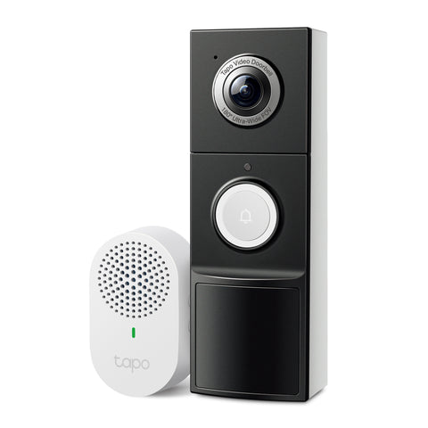 Tapo D235 - Timbre Inteligente con Video 2K 3MP, Visión Nocturna a Color, Protección IP66, Batería 10000mAh