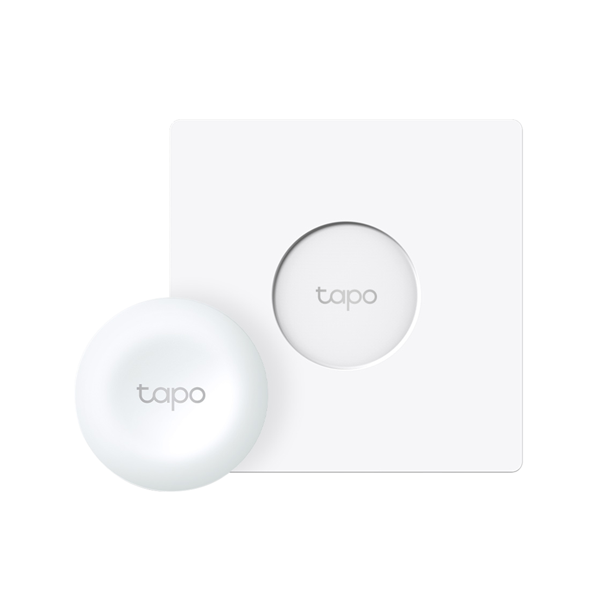 Tapo S200D - Botón Inteligente Tapo con Placa de Pared, 4 Funciones Personalizadas, Acciones Inteligentes, Montaje Flexible