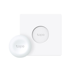 Tapo S200D - Botón Inteligente Tapo con Placa de Pared, 4 Funciones Personalizadas, Acciones Inteligentes, Montaje Flexible