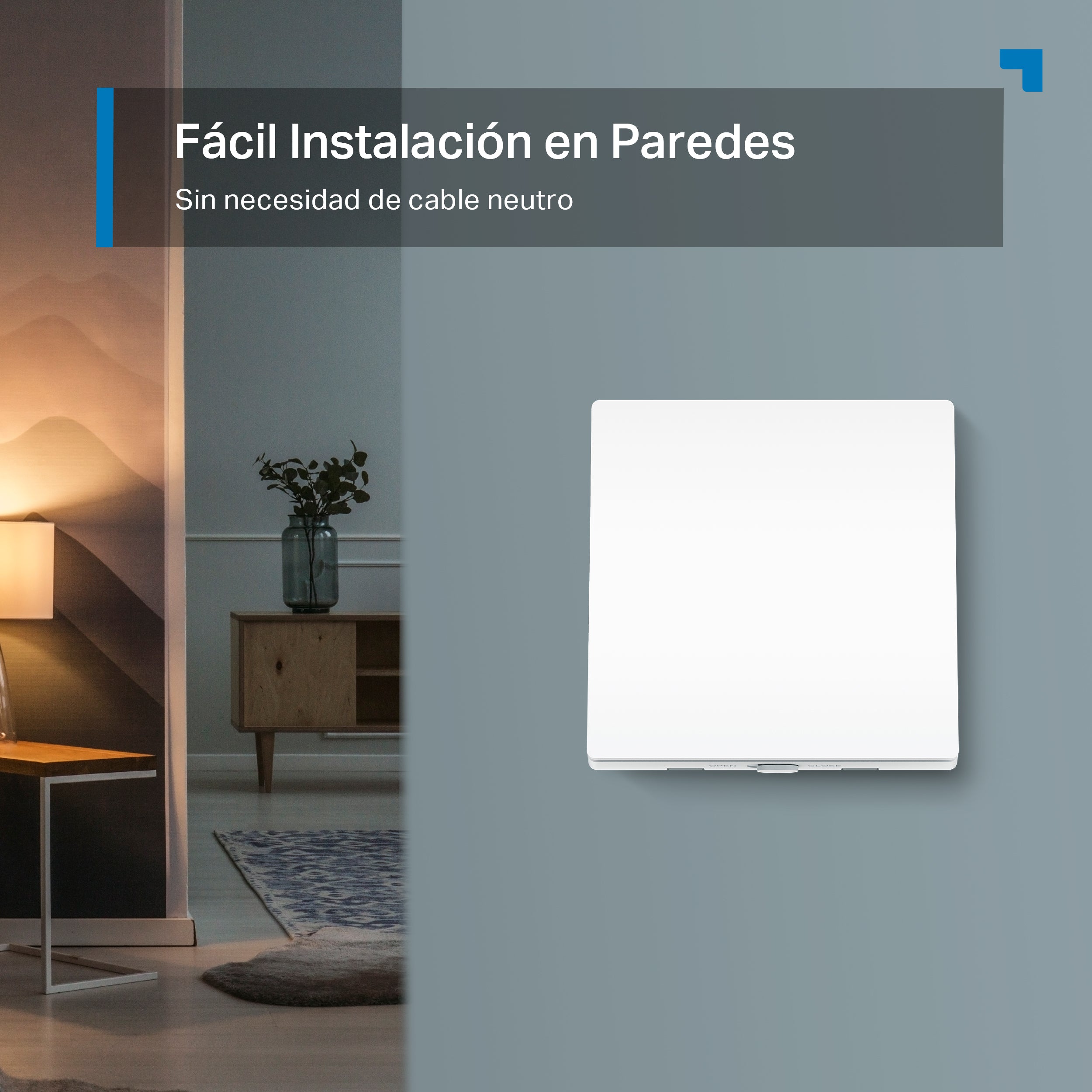 Tapo S210 - Interruptor Inteligente de pared para la luz, Control App Tapo, Control por Voz, Programa Horarios, Modo Ausente