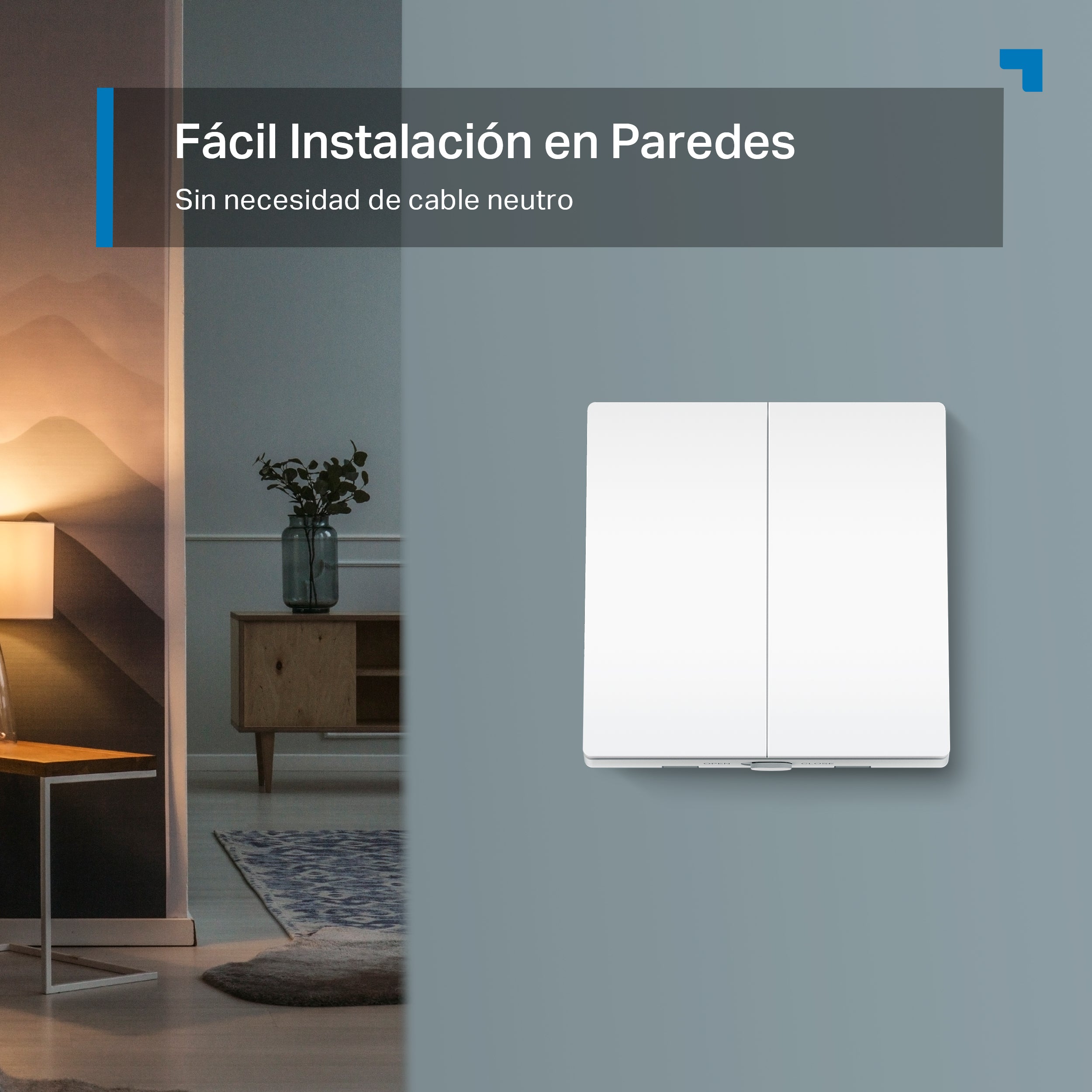 Tapo S220 - Interruptor Inteligente de pared para la luz, Control App Tapo, Control por Voz, Programa Horarios, Modo Ausente