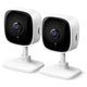 Tapo C100 (2 Pack) - Cámara de Vigilancia Wi-Fi Inteligente, 1080p, Detección IA, Visión Nocturna