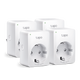 Tapo P100 (4-pack) - Enchufe Wi-Fi Inteligente Mini