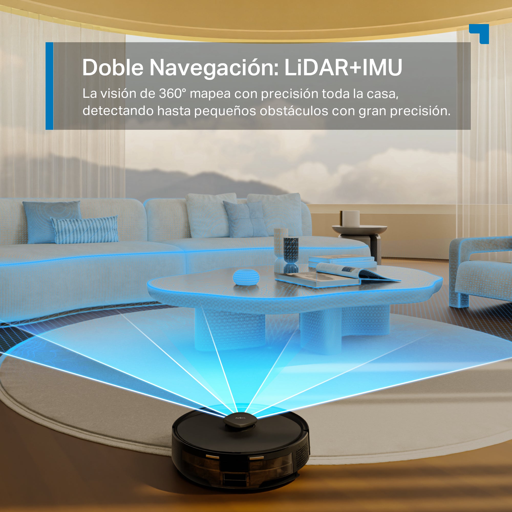 Tapo RV30 Max - Robot Aspirador y Friegasuelos con 5300Pa