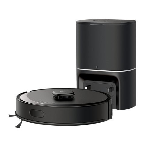 Tapo RV30 Max Plus - Robot Aspirador y Friegasuelos con 5300Pa + Base de Autovaciado Inteligente