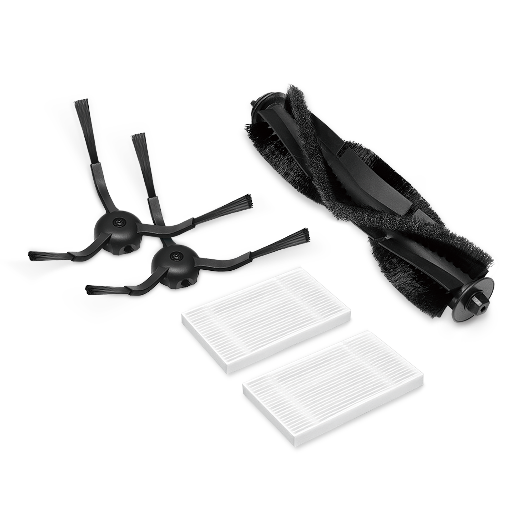 Tapo RVA105 - Kit de Repuestos para Robot Aspirador (1x Cepillo Principal, 2x Cepillo Lateral, 2x Filtro HEPA)