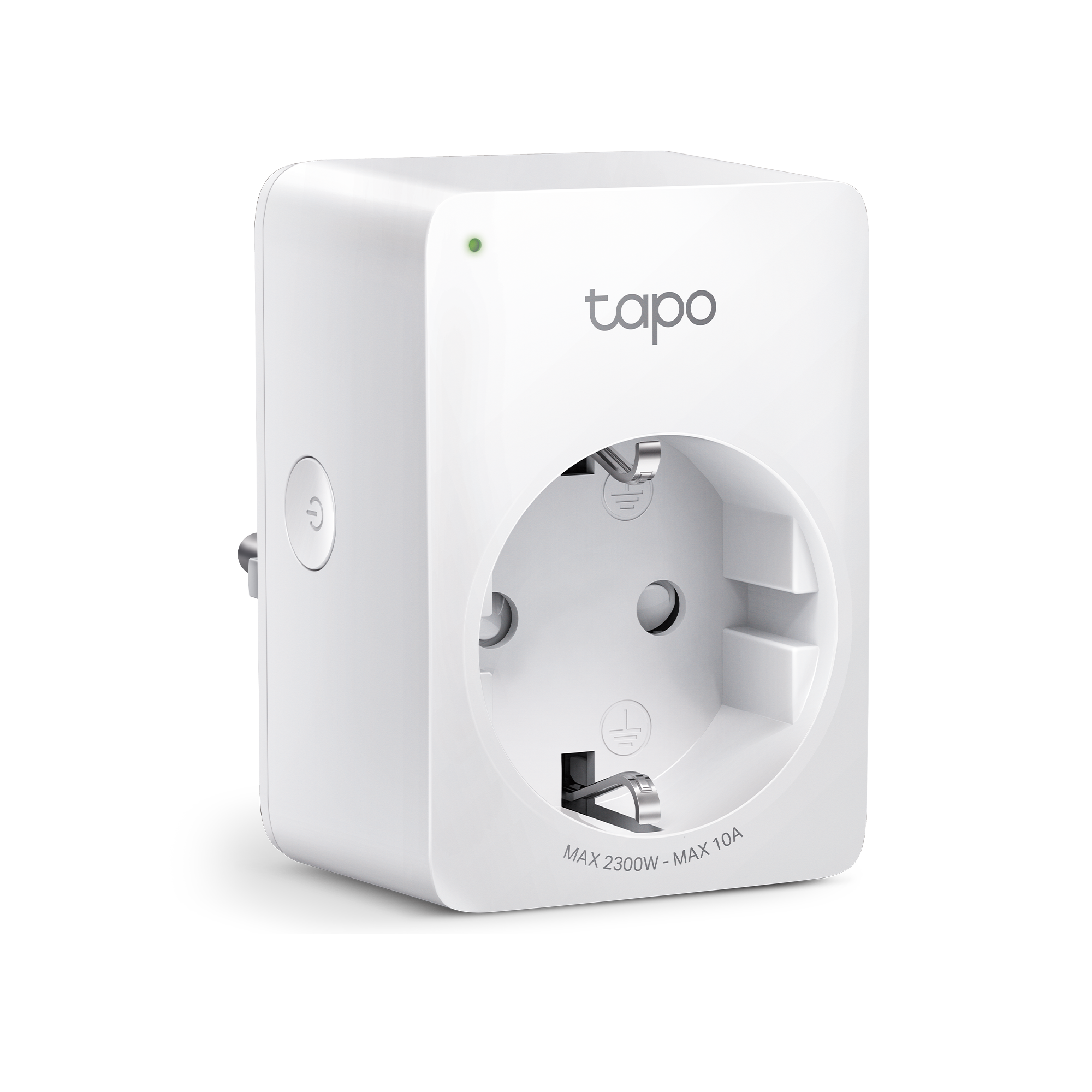Tapo P100M - Mini Enchufe Wi-Fi Inteligente Compatible con Matter, Temporizador y Horarios, Control por Voz