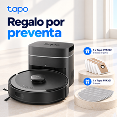 25.000 Pa Robot Aspirador y Friegasuelos con LiDAR y Base de Autovaciado | Tapo RV30 Max Turbo