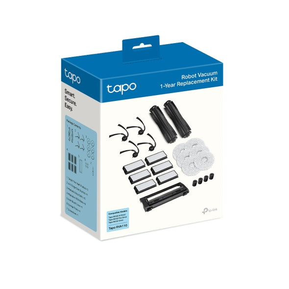 Tapo RVA110 | Kit Completo de Recambios para 1 Año de Uso Compatible con Tapo RV50 Pro Omni y RV50 Omni