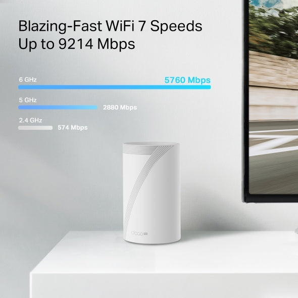 Deco BE65-5G(Pack de 1) | Sistema 5G Wi-Fi 7 Mesh BE9300 de Triple Banda