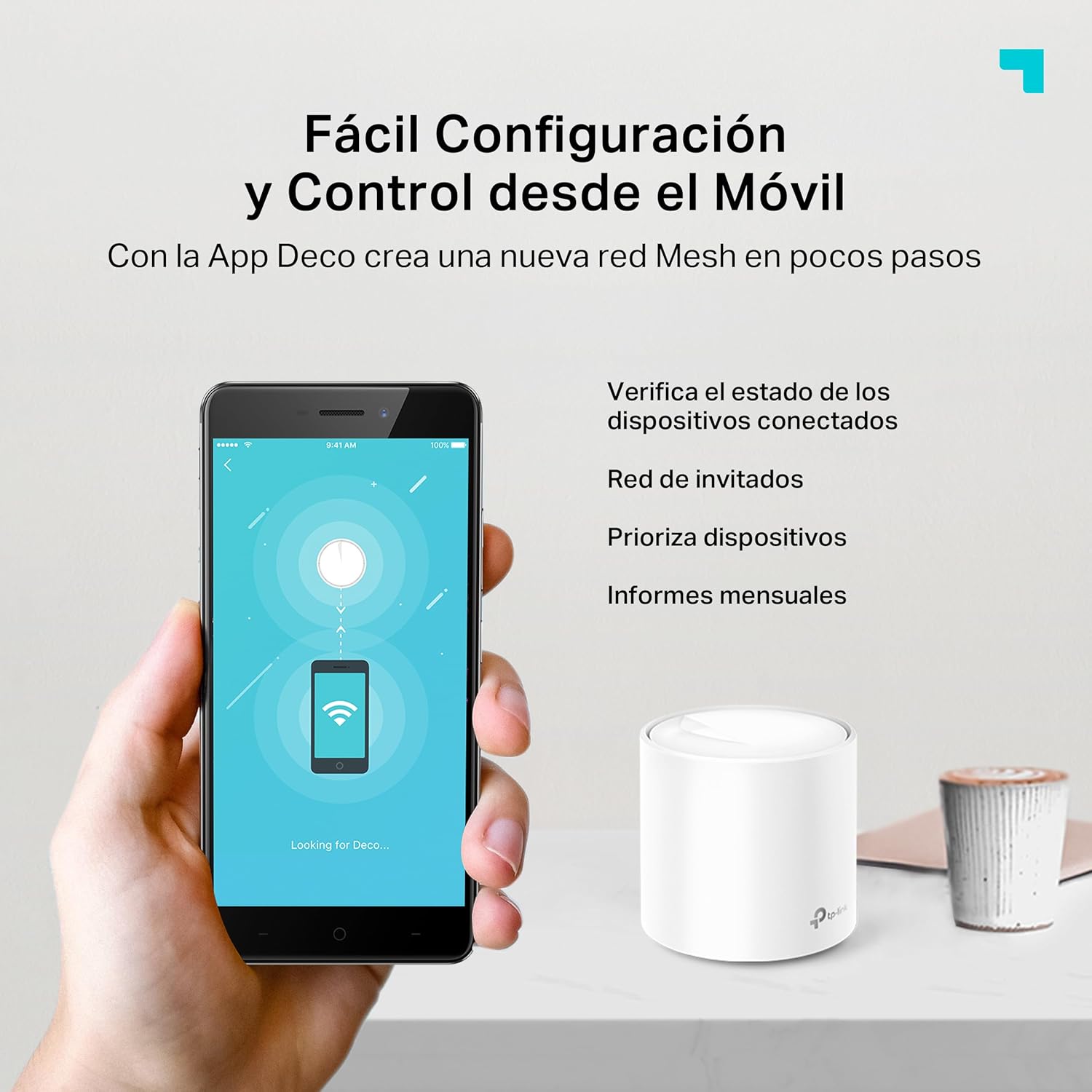 Deco X50(Pack de 2) | Sistema Wi-Fi 6 Mesh AX3000