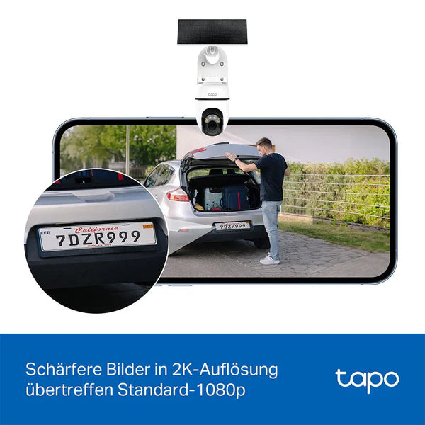 2K 3MP 360° Cámara Solar | Tapo C610 KIT