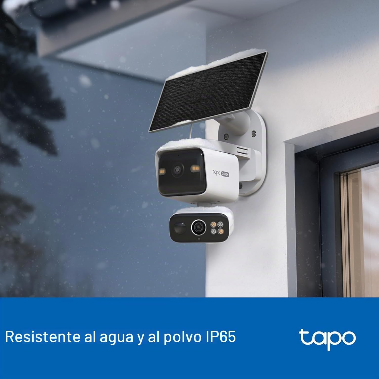 Tapo C645D KIT con diseño resistente al agua y al polvo con certificación IP65 para uso exterior