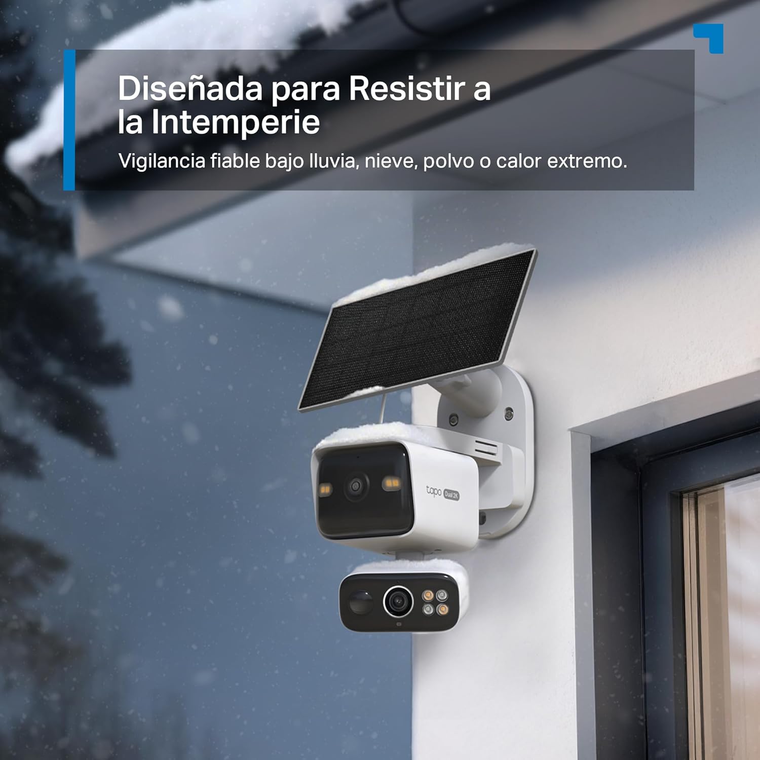 Tapo C645D KIT cámara de vigilancia exterior alimentada por energía solar para proteger el hogar