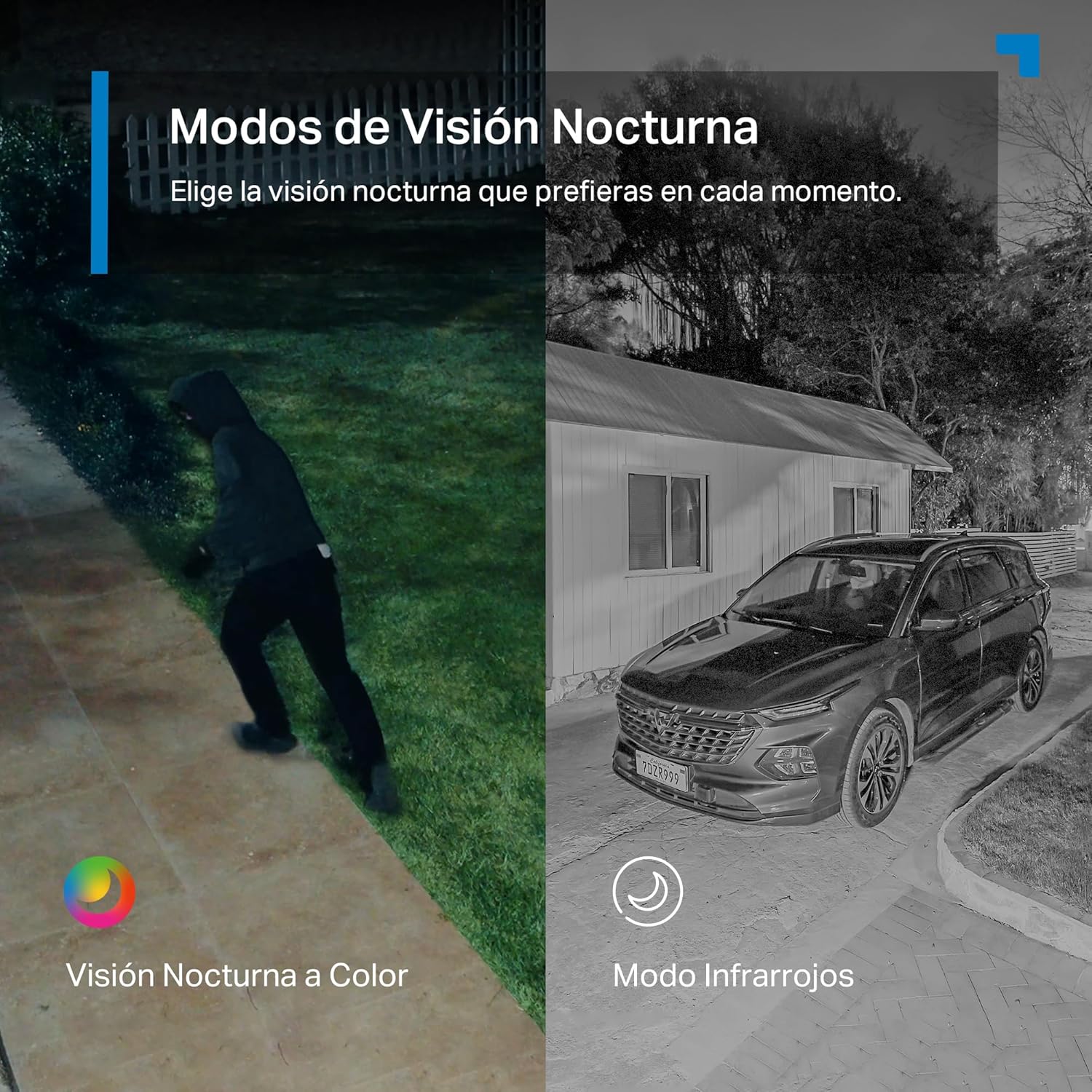 Tapo C645D KIT con visión nocturna a color y modo infrarrojo para vigilancia durante la noche
