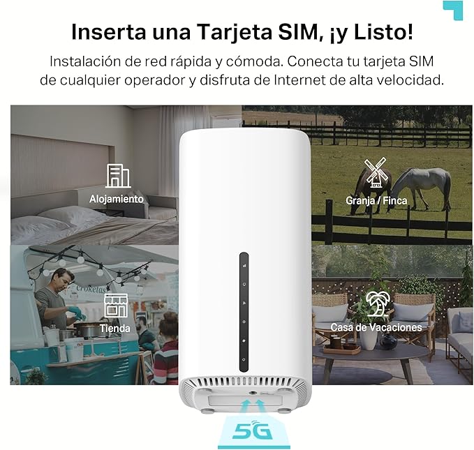 Router 5G AX1800 con Wi-Fi 6 hasta 4,67 Gbps | Archer NX200