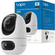Cámara de Seguridad Interior de Doble Lente 2K con Pan/Tilt y Seguimiento IA | Tapo C245D