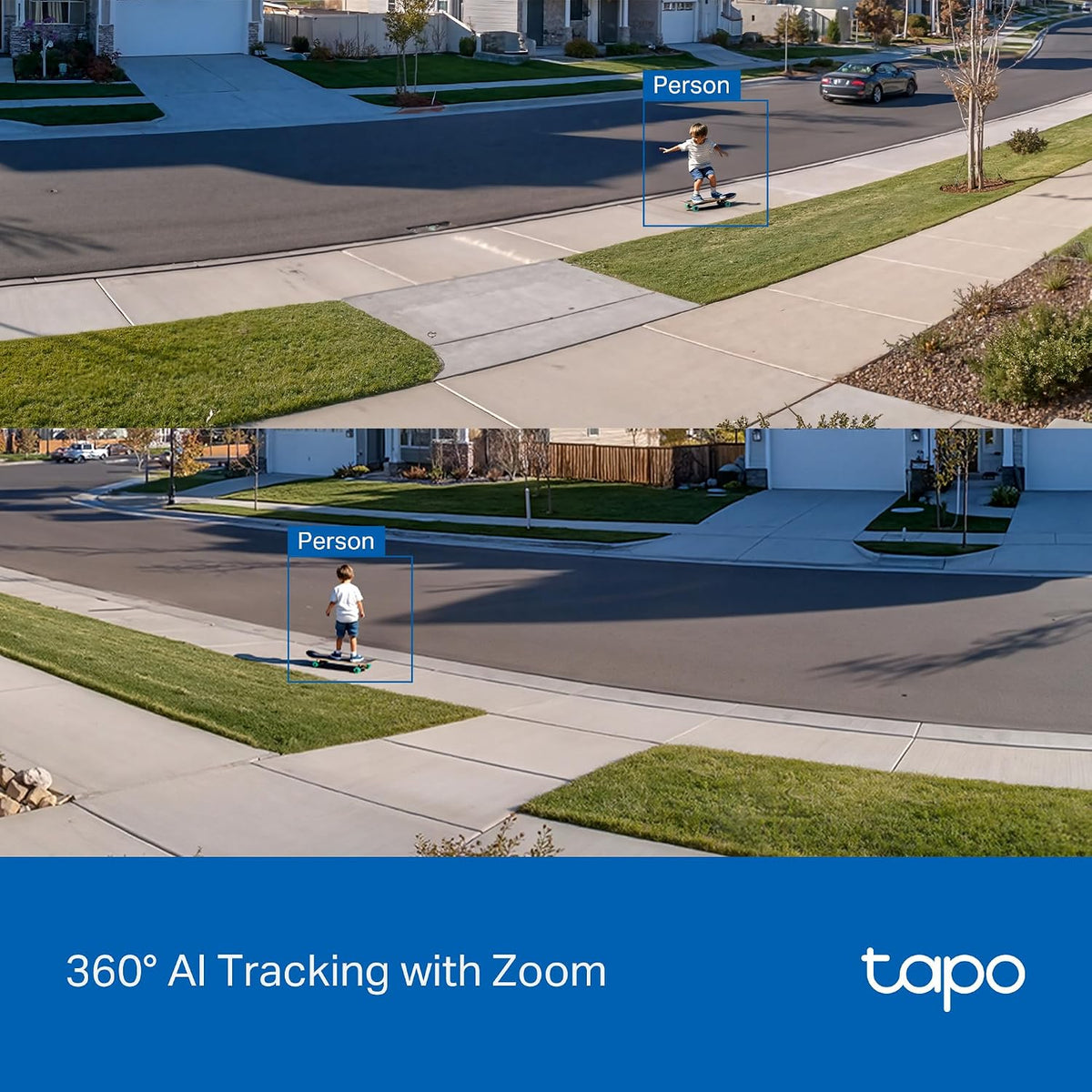 Cámara Exterior Solar 3K 5MP Wi-Fi 360° con Seguimiento IA | Tapo C630 KIT