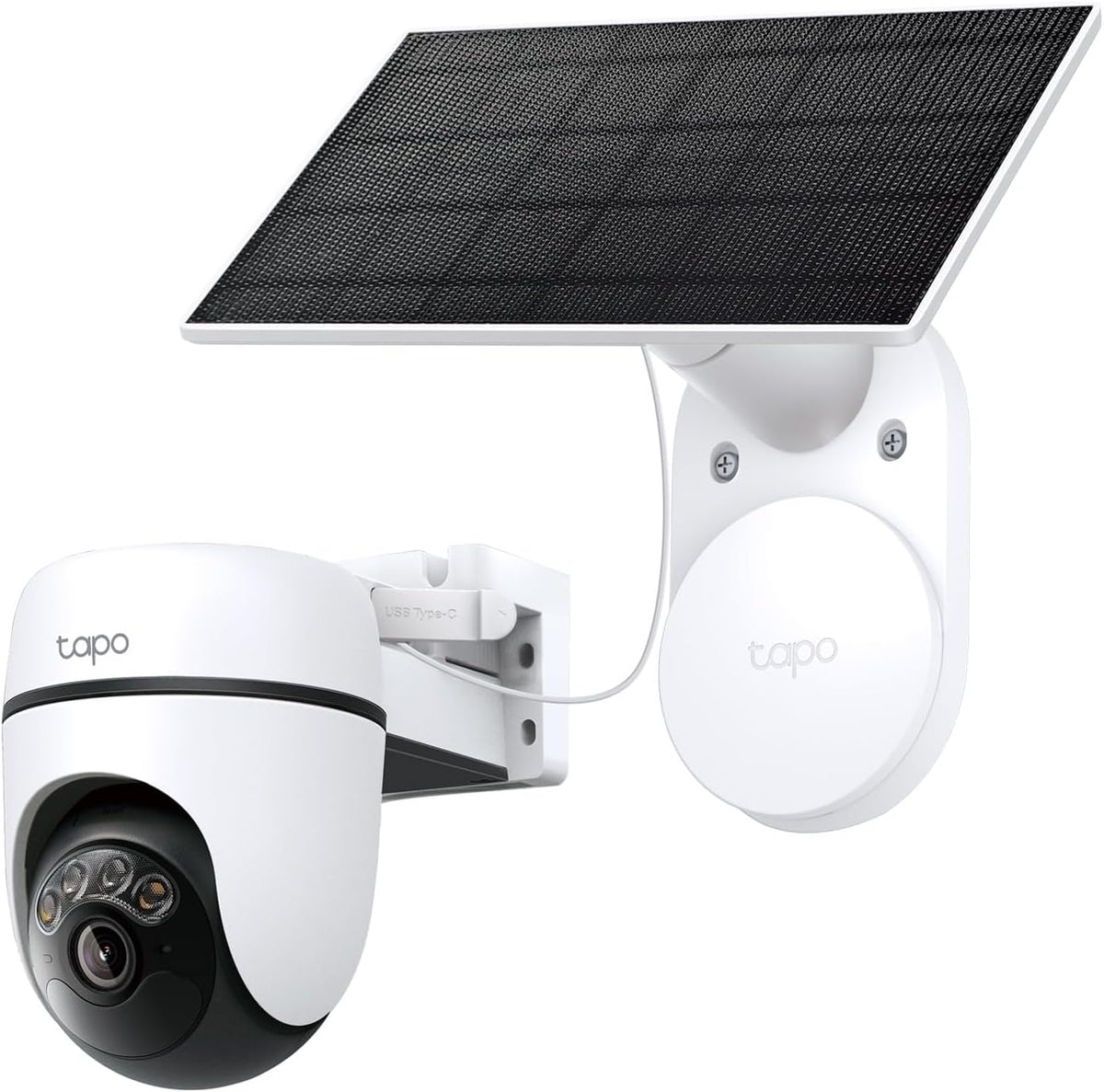 Cámara Exterior Solar 3K 5MP Wi-Fi 360° con Seguimiento IA | Tapo C630 KIT