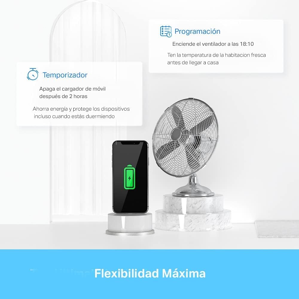 Enchufe Inteligente Wi-Fi con Monitorización de Energía, Pack de 4 | Tapo P110 (4-Pack)