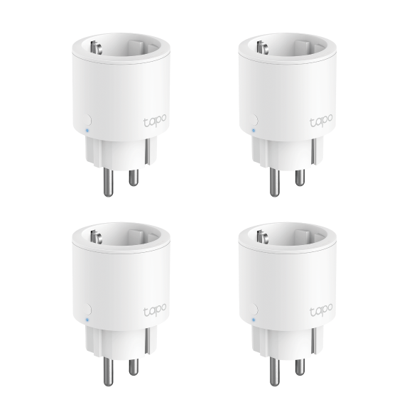 Mini Enchufe Inteligente Wi-Fi con Monitorización de Energía, Pack de 4 | Tapo P115 (4-Pack)
